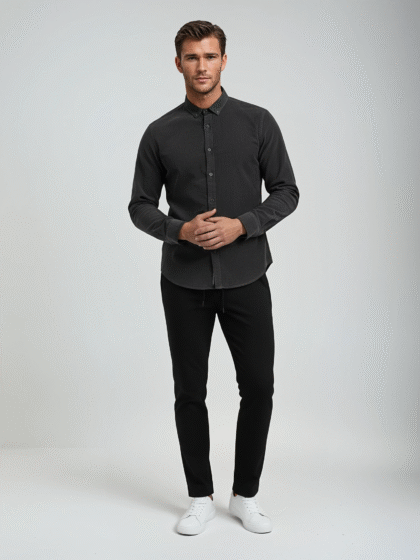 Ryan Black Hemd