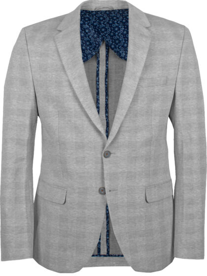 Leo Grey Check Sakko